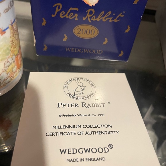 Wedgwood Peter rabbit Millennium 2000 tea cup in original box with certificate - Picture 4 of 9